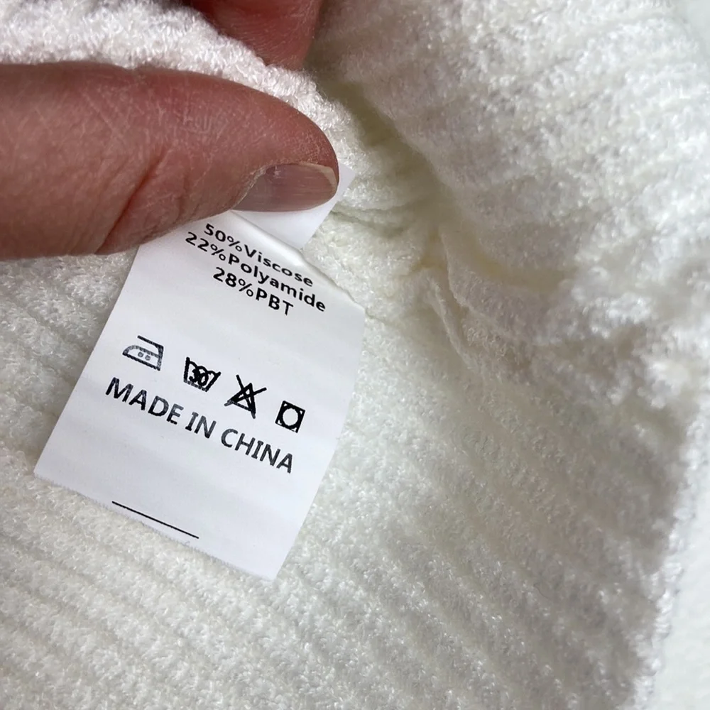 Amazon White Knit Button Up Vest Women's Small Y2K Summer 90s Quiet Luxury Retro - Picture 5 of 6